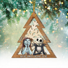 Load image into Gallery viewer, Personalized Christmas Layered Wood Ornament for Couples
