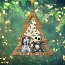 Load image into Gallery viewer, Personalized Christmas Layered Wood Ornament for Couples
