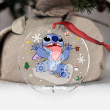 Load image into Gallery viewer, Personalized Transparent Christmas Ornament Custom Name Gift
