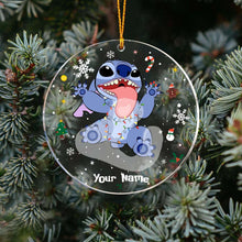 Load image into Gallery viewer, Personalized Transparent Christmas Ornament Custom Name Gift
