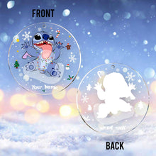Load image into Gallery viewer, Personalized Transparent Christmas Ornament Custom Name Gift
