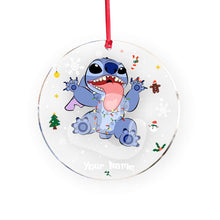 Load image into Gallery viewer, Personalized Transparent Christmas Ornament Custom Name Gift
