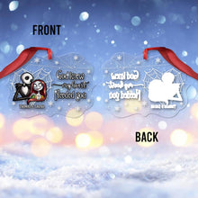 Load image into Gallery viewer, Personalized Transparent Ornament Custom Name Romantic Gift for Christmas
