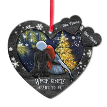 Load image into Gallery viewer, Personalized Christmas Ornament Heart Shape Custom Names Gift
