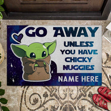 Load image into Gallery viewer, Personalized Go Away Doormat with Custom Name - Unique Housewarming Gift
