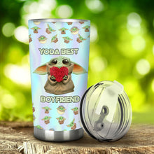 Load image into Gallery viewer, Personalized Love You I Do Couple Tumbler Custom Name Drinkware Gift
