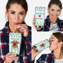Load image into Gallery viewer, Personalized Love You I Do Couple Tumbler Custom Name Drinkware Gift
