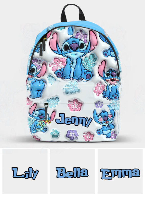 Personalized Ohana Backpack Custom Name for Kids Family Gift