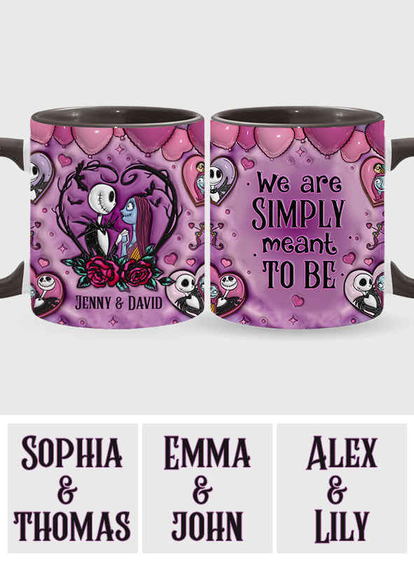 Personalized Nightmare Accent Mug Custom Name Gift for Couples