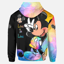Load image into Gallery viewer, Personalized LGBT Support Hoodie and Leggings Set Custom Name Gift
