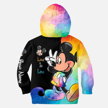 Load image into Gallery viewer, Personalized LGBT Support Hoodie and Leggings Set Custom Name Gift

