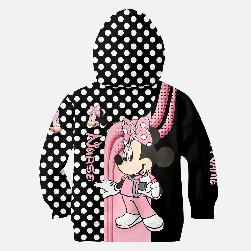 Personalized Minnie Mouse Nurse Hoodie and Leggings Set
