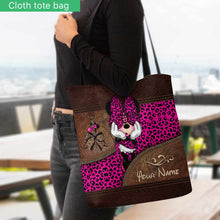 Load image into Gallery viewer, Personalized Dreamy Mouse Ears Tote Bag Custom Name Gift
