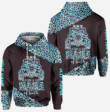 Load image into Gallery viewer, Personalized Leopard Print Hoodie and Leggings Set for Mom
