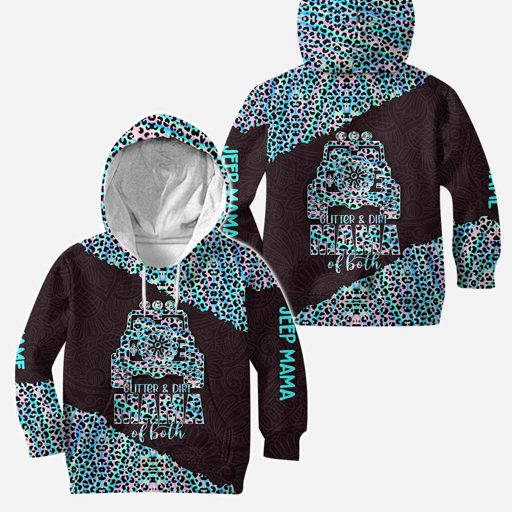 Personalized Leopard Print Hoodie and Leggings Set for Mom