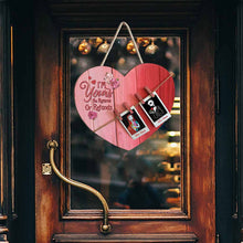 Load image into Gallery viewer, Personalized Heart Wood Sign for Couples | Custom Name Decor
