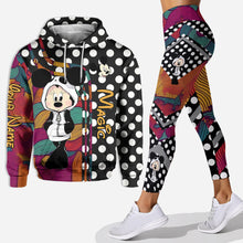 Load image into Gallery viewer, Personalized Mickey Mouse Hoodie and Leggings Set for Kids
