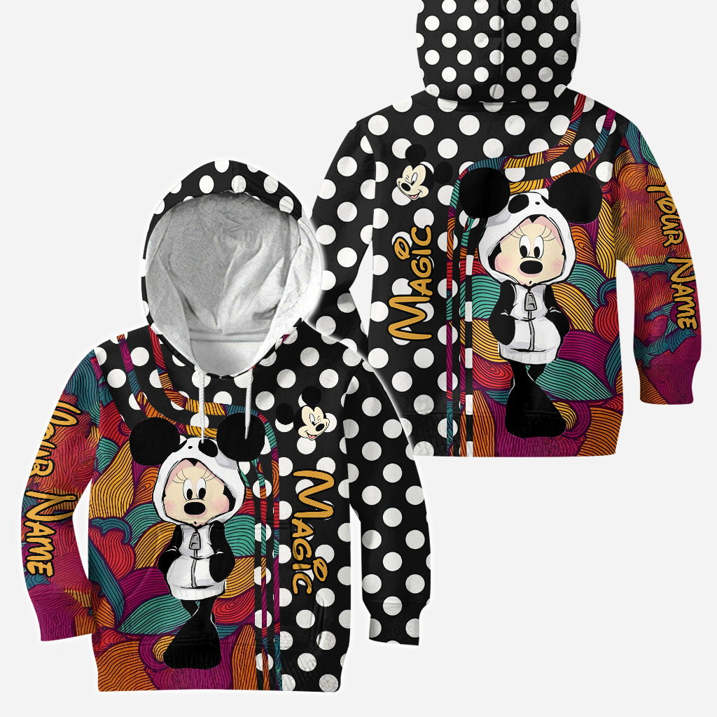 Personalized Mickey Mouse Hoodie and Leggings Set for Kids