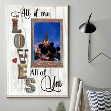 Load image into Gallery viewer, Personalized Couple Mouse Poster Custom Name Wall Art Gift
