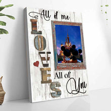 Load image into Gallery viewer, Personalized Couple Mouse Poster Custom Name Wall Art Gift
