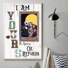 Load image into Gallery viewer, Personalized Couple Nightmare Poster Custom Names Unique Gift
