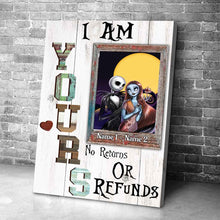 Load image into Gallery viewer, Personalized Couple Nightmare Poster Custom Names Unique Gift

