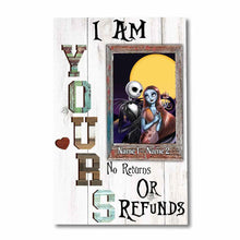 Load image into Gallery viewer, Personalized Couple Nightmare Poster Custom Names Unique Gift
