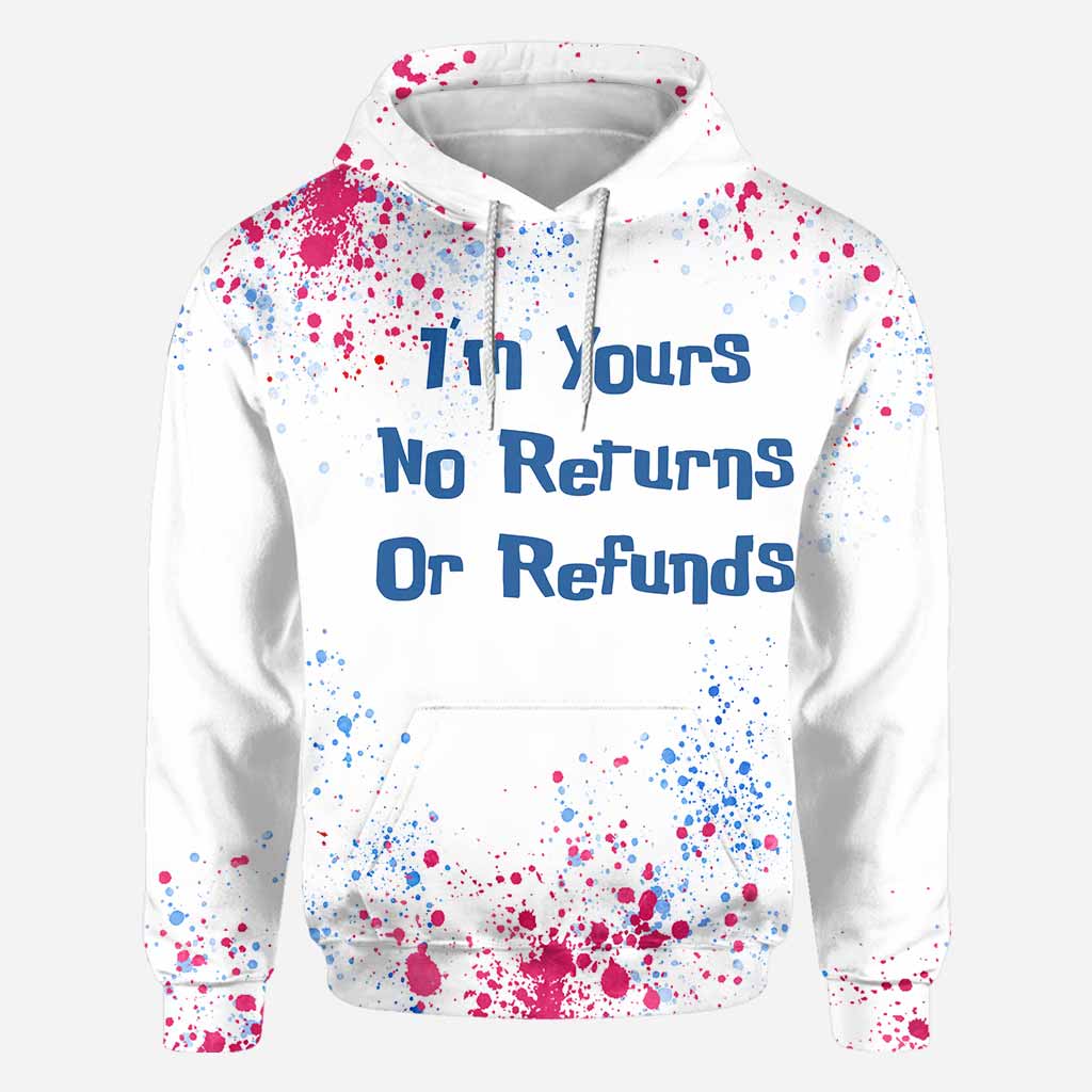 Personalized Ohana All-Over Print Hoodie Custom Names Gift for Couples