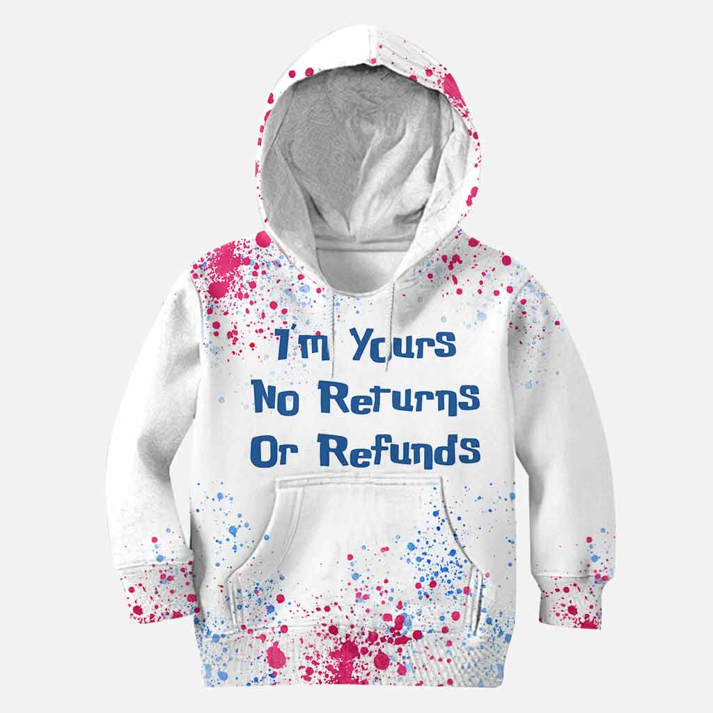 Personalized Ohana All-Over Print Hoodie Custom Names Gift for Couples