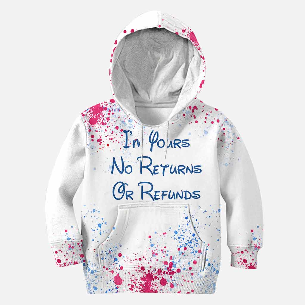 Personalized All Over Print Hoodie Custom Name Gift for Couples