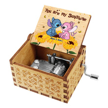 Load image into Gallery viewer, Personalized Hand Crank Music Box 'You Are My Sunshine' Gift for Couples

