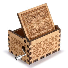 Load image into Gallery viewer, Personalized Hand Crank Music Box for Granddaughter - Mother's Day Gift
