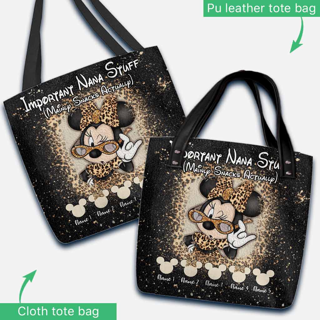 Personalized Grandma Tote Bag Funny Important Nana Stuff Gift