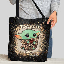 Load image into Gallery viewer, Personalized Cute Character Tote Bag Custom Name Gift
