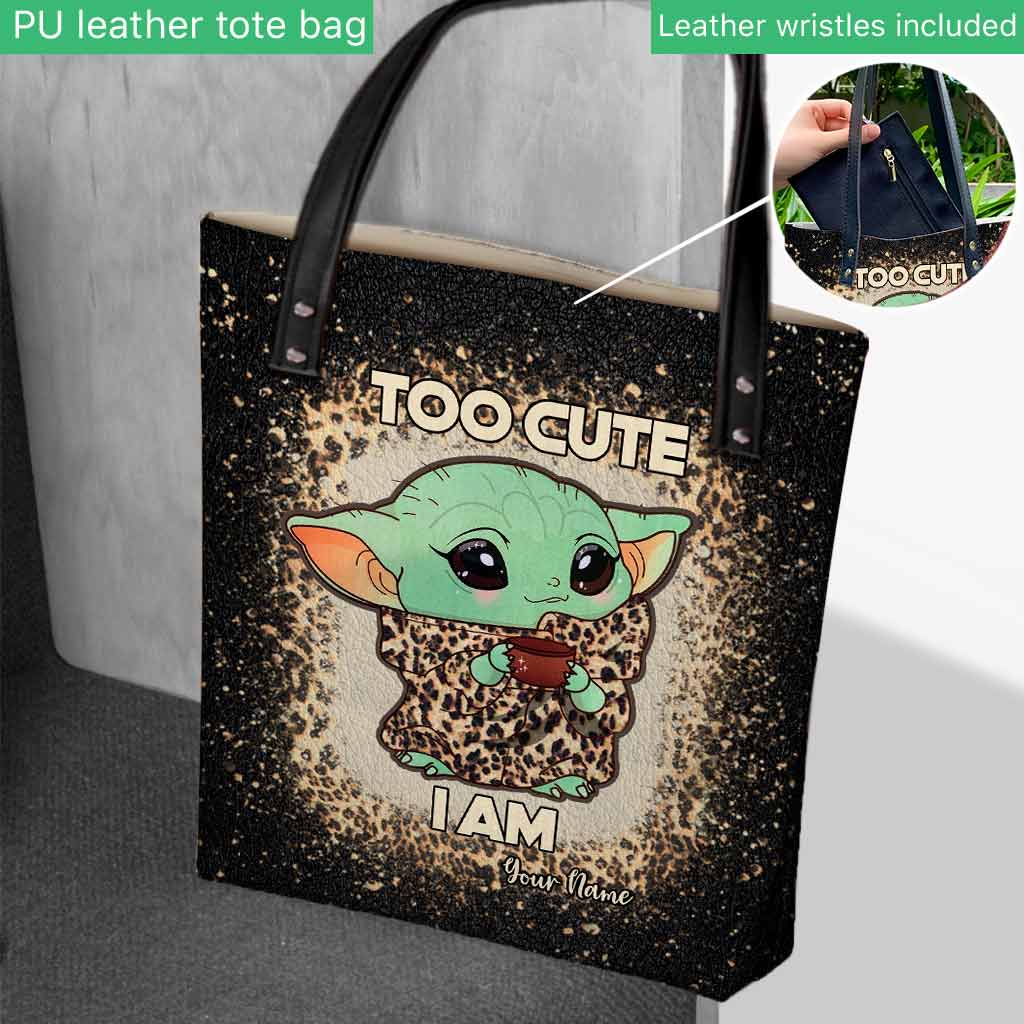 Personalized Cute Character Tote Bag Custom Name Gift