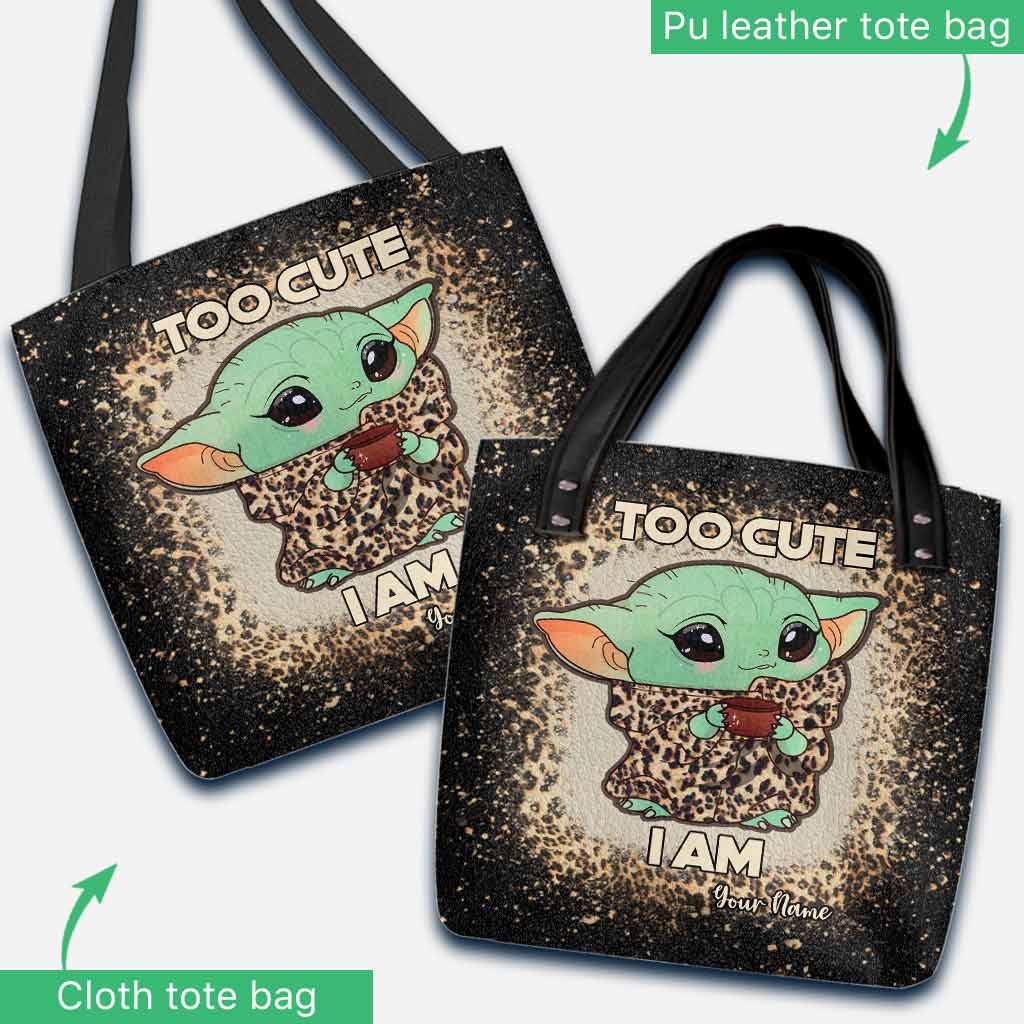 Personalized Cute Character Tote Bag Custom Name Gift