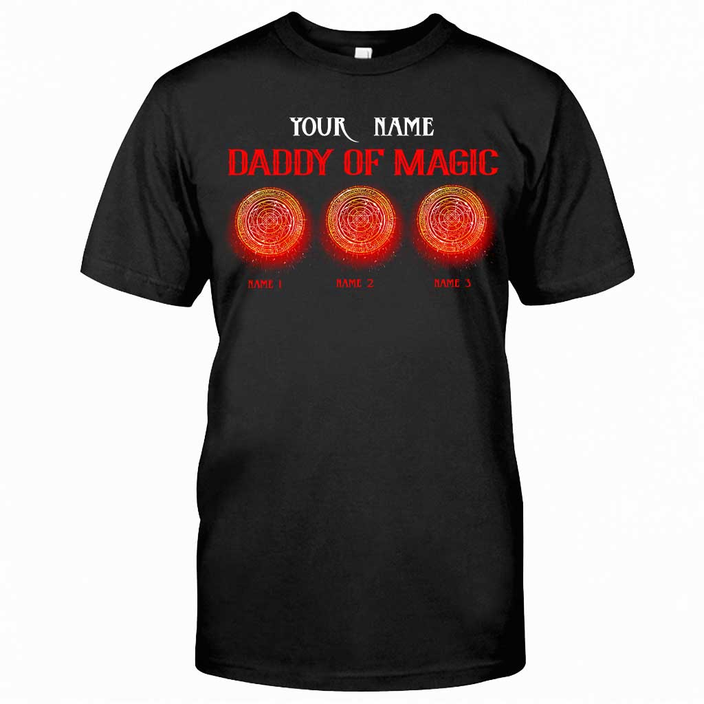 Personalized Daddy of Magic T-Shirt & Hoodie for Father's Day Gift