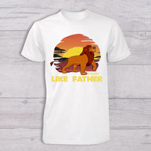 Load image into Gallery viewer, Personalized Father and Baby T-shirt Set Like Father Like Son Gift
