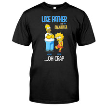 Load image into Gallery viewer, Personalized Father Daughter T-shirt and Hoodie Custom Name Gift
