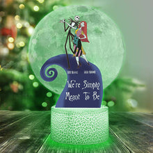 Load image into Gallery viewer, Personalized Couple Acrylic Plaque Light Base Custom Names Gift
