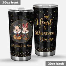 Load image into Gallery viewer, Personalized Mickey Mouse Tumbler Custom Name Gift for Couples
