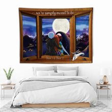 Load image into Gallery viewer, Personalized Nightmare Wall Tapestry Couples Gift for Anniversary

