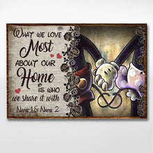 Load image into Gallery viewer, Personalized Home Poster Art Custom Name Gift for Couples
