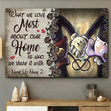 Load image into Gallery viewer, Personalized Home Poster Art Custom Name Gift for Couples
