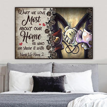 Load image into Gallery viewer, Personalized Home Poster Art Custom Name Gift for Couples
