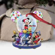 Load image into Gallery viewer, Personalized Mouse Ornament Custom Name Holiday Decoration Gift
