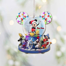Load image into Gallery viewer, Personalized Mouse Ornament Custom Name Holiday Decoration Gift
