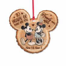 Load image into Gallery viewer, Personalized Christmas Mouse Ornament Custom Name Gift for Couples
