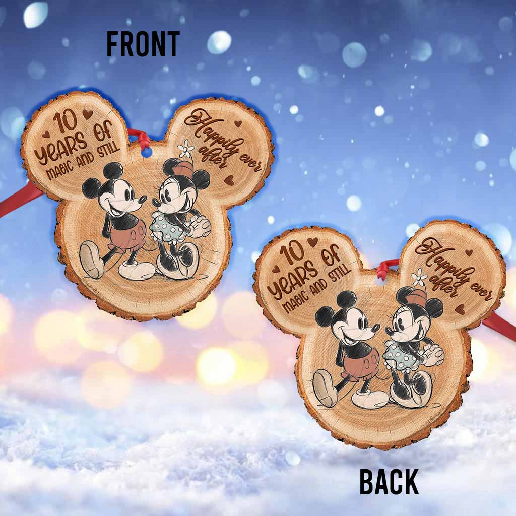 Personalized Christmas Mouse Ornament Custom Name Gift for Couples