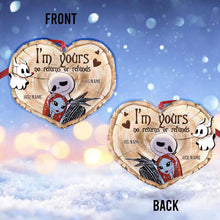 Load image into Gallery viewer, Personalized Double-Sided Christmas Ornament Custom Names Gift for Couples
